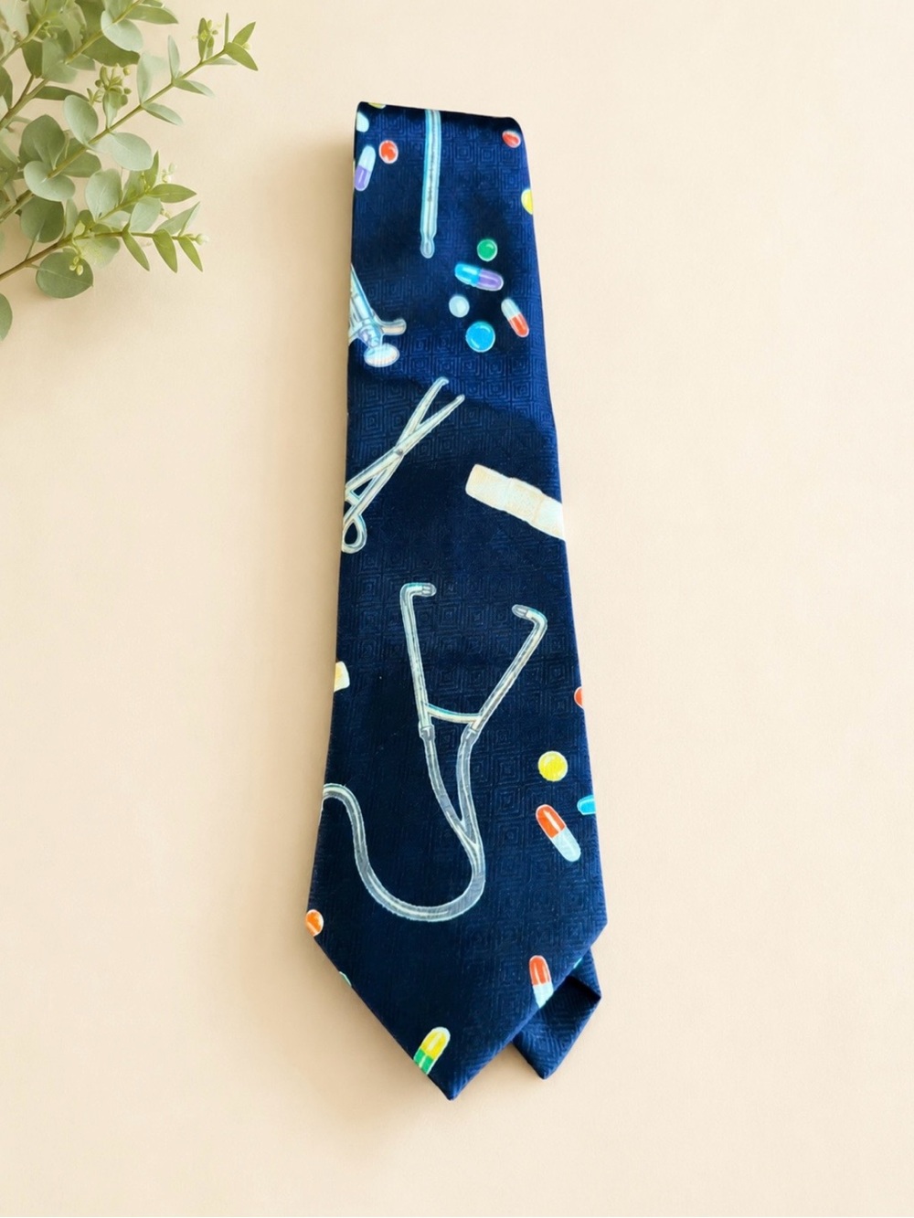 Vintage 1997 A. Rogers Medical Professional Doctor Nurse Novelty Tie